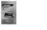 Black & Decker Microwave Oven CTO650 Manual de usuario