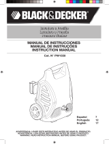 BLACK DECKER PW1400 Manual de usuario