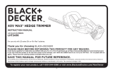 Black & Decker Brush Cutter LHT2436 Manual de usuario