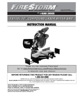 Black & Decker Cordless Saw FS110L Manual de usuario