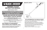 Black & Decker Edger GH710 Manual de usuario