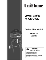 Blue Rhino Charcoal Grill 251736 Manual de usuario