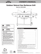 Uniflame Outdoor Natural Gas Barbecue Grill GBC873WNG Manual de usuario