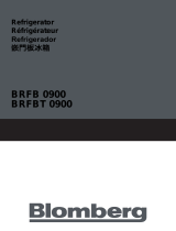 Blomberg Refrigerator BRFBT 0900 Manual de usuario