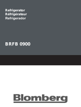 Blomberg Refrigerator BRFB 0900 Manual de usuario