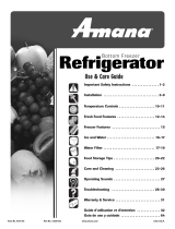 Amana Refrigerator ABD2533DEW Manual de usuario