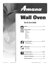 Amana Oven Wall Oven Manual de usuario