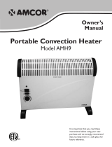Amcor Electric Heater AMH9 Manual de usuario