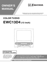 Magnavox COLOR TV/DVD Manual de usuario