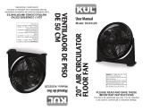 Continental Electric Fan KU33120 Manual de usuario