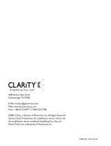 Clarity C2210 Manual de usuario