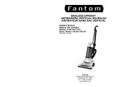 Fantom Vacuum Vacuum Cleaner FM310K Manual de usuario