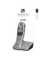 ClearSounds Cordless Telephone CS-A55 Manual de usuario
