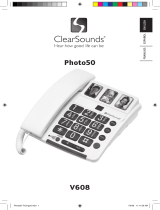 ClearSounds Telephone V608 Manual de usuario