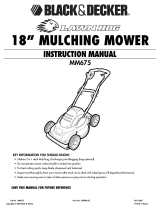 Black & Decker Lawn Mower MM675 Manual de usuario
