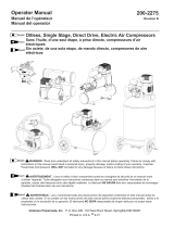 Coleman Air Compressors Manual de usuario