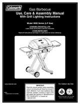 Coleman Gas Grill 9928 Manual de usuario