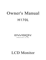 Envision Peripherals Computer Monitor H170L Manual de usuario