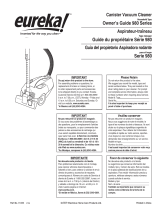 Eureka Vacuum Cleaner 980 Manual de usuario
