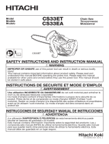 Hikoki Chainsaw Sharpener CS33ET Manual de usuario