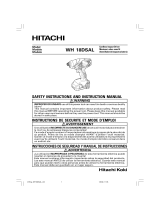 Hitachi Wh 18dsal Manual de usuario