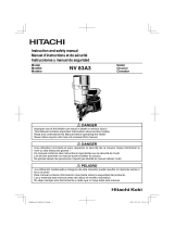 Hitachi Nail Gun NV 83A3 Manual de usuario