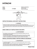Hitachi C10LA - 10" Cabinet Saw Manual de usuario