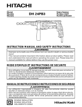 Hitachi DH 24PB3 Manual de usuario