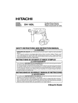 Hitachi Cordless Drill DH 18DL Manual de usuario