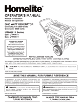 Homelite Portable Generator UT903611 Manual de usuario