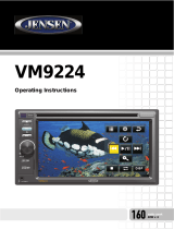 Jensen Car Video System VM9224 Manual de usuario
