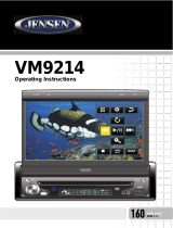 Jensen Car Video System VM9214 Manual de usuario