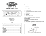 Jensen Car Stereo System CD3720XM Manual de usuario