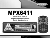 Audiovox MPX6411 - Radio / CD Manual de usuario