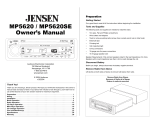 Jensen MP5620SE Manual de usuario