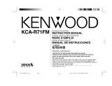 Kenwood Car Satellite Radio System KCA-R71FM Manual de usuario