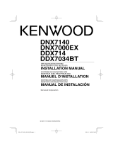 Kenwood GPS Receiver DDX714 Manual de usuario