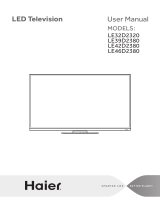 Haier Car Satellite TV System LE46D2380 Manual de usuario