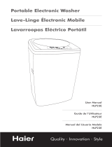 Haier HLP23E - Electronic Touch Pulsator Ing Portable Washing Machine Manual de usuario