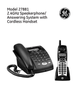 GE Telephone 0000946 Manual de usuario