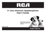 RCA Intercom System 25403 Manual de usuario