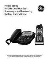 GE Conference Phone 25982 Manual de usuario