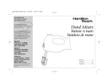Hamilton Beach Mixer 62650 Manual de usuario