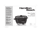 Hamilton Beach Slow Cooker 33365 Manual de usuario