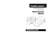 Health O Meter Blood Pressure Monitor 7630 Manual de usuario