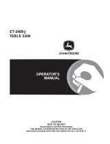 John Deere Saw ET-3409-J Manual de usuario