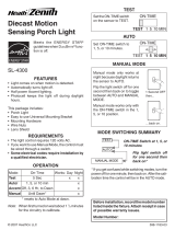 Heath Zenith Work Light SL-4300 Manual de usuario