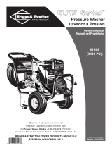 Briggs & Stratton Pressure Washer 01808 Manual de usuario
