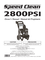 Briggs & Stratton Pressure Washer 020212-0 Manual de usuario