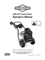 Briggs & Stratton Pressure Washer 020252 Manual de usuario